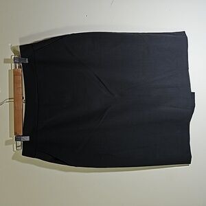 Tahari Elie Black Skirt Waist measures 16" flat NO SIZE TAG